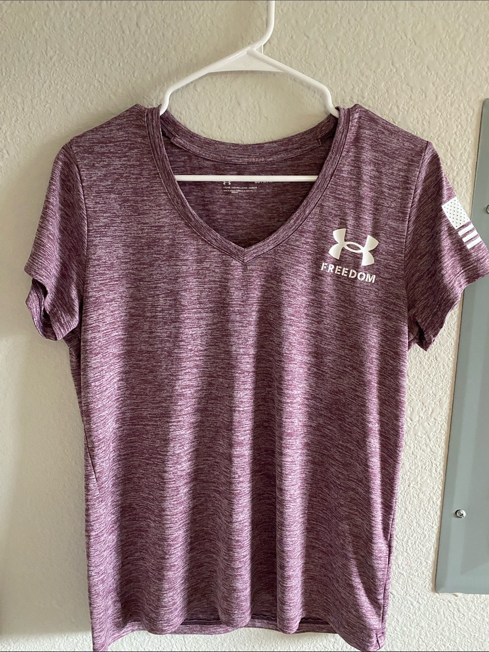 Women’s Under Armour Freedom V Neck T-shirt